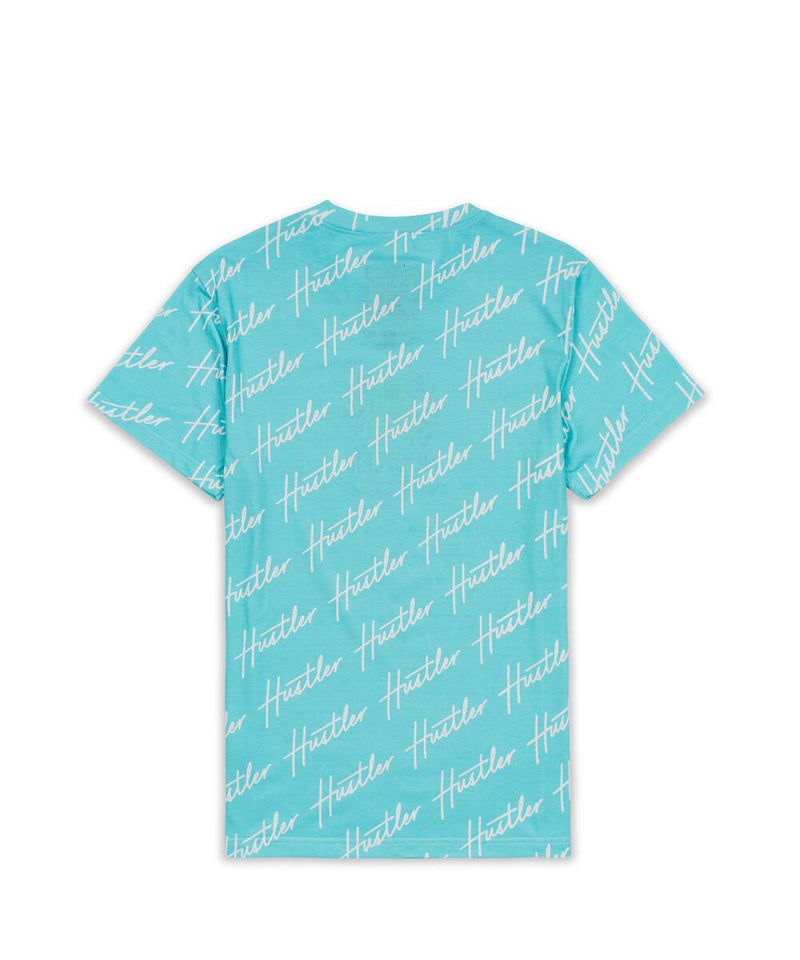 Reason 'Hustler' T-Shirt (Teal) HS22-18 - Fresh N Fitted Inc