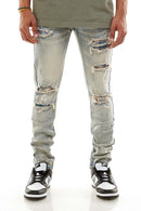 KDNK Plaid Denim (Blue) KND4517 - FRESH N FITTED