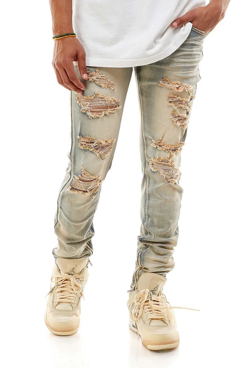 KDNK AOS Ankle Zip Denim (VT.M Blue) KND4427-1 - FRESH N FITTED
