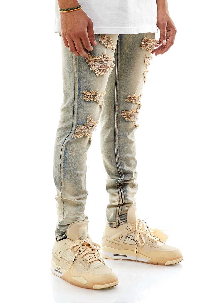 KDNK AOS Ankle Zip Denim (VT.M Blue) KND4427-1 - FRESH N FITTED