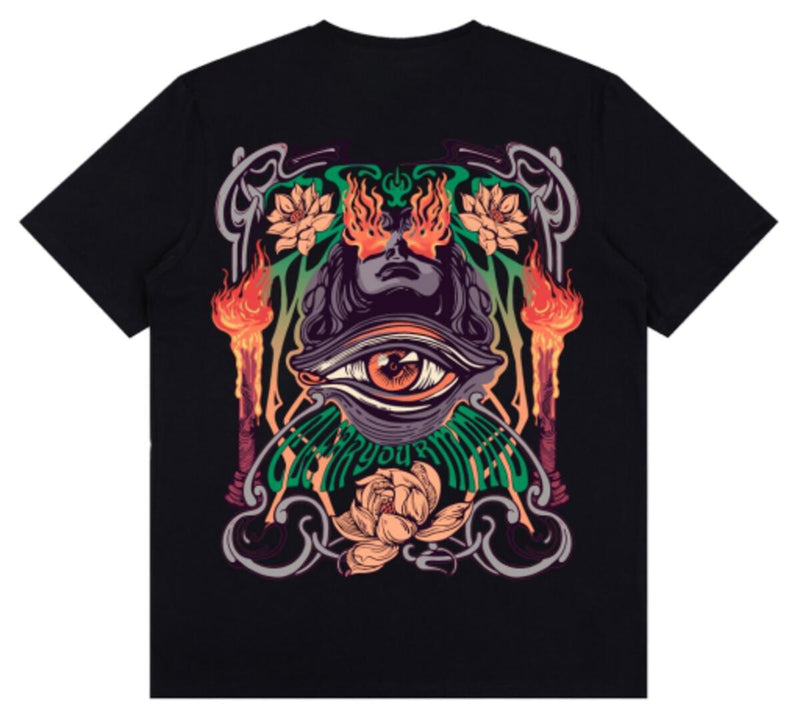 Roku Studio 'Fire Drip' T-Shirt (Black) RK1480992 - Fresh N Fitted Inc