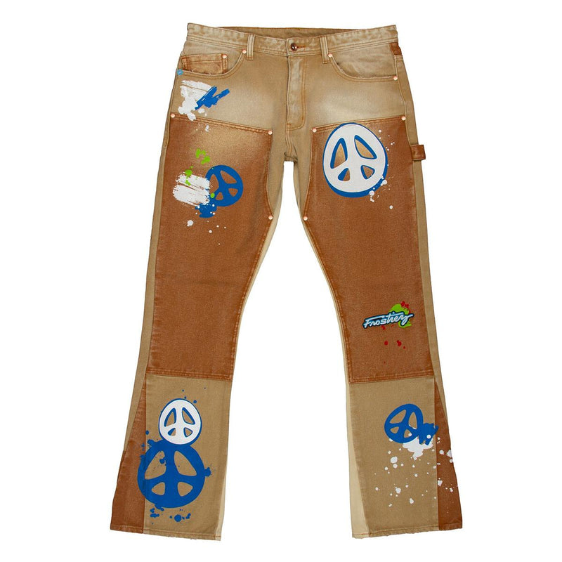 Frostiez 'Carpenter' Stacked Denim (Brown) 931-6102 - Fresh N Fitted Inc