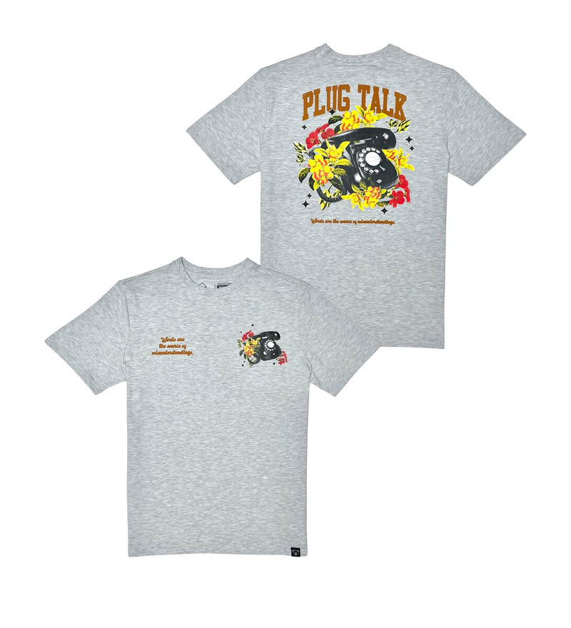 Civilized 'Plug Talk' T-Shirt (Lt.Grey) CV5349 - Fresh N Fitted Inc