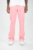 Rebel Minds Sweats Stacked Pants (Dusty Pink) 100-475 - FRESH N FITTED
