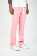 Rebel Minds Sweats Stacked Pants (Dusty Pink) 100-475 - FRESH N FITTED