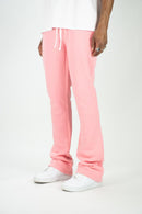 Rebel Minds Sweats Stacked Pants (Dusty Pink) 100-475 - FRESH N FITTED
