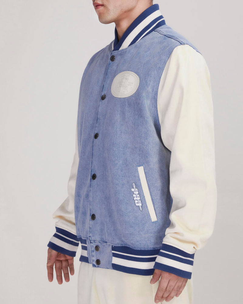 San Francisco 49ers Varsity Denim Jacket - Fresh N Fitted Inc