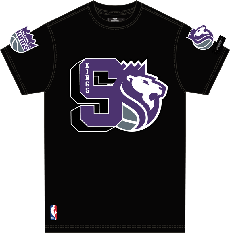 Pro Standard 'Sacramento Kings' Mashup T-Shirt (Black) BSK154800 - Fresh N Fitted Inc 2