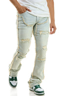 KDNK Carpenter Skinny Flare Denim KND4606 (Blue) - FRESH N FITTED