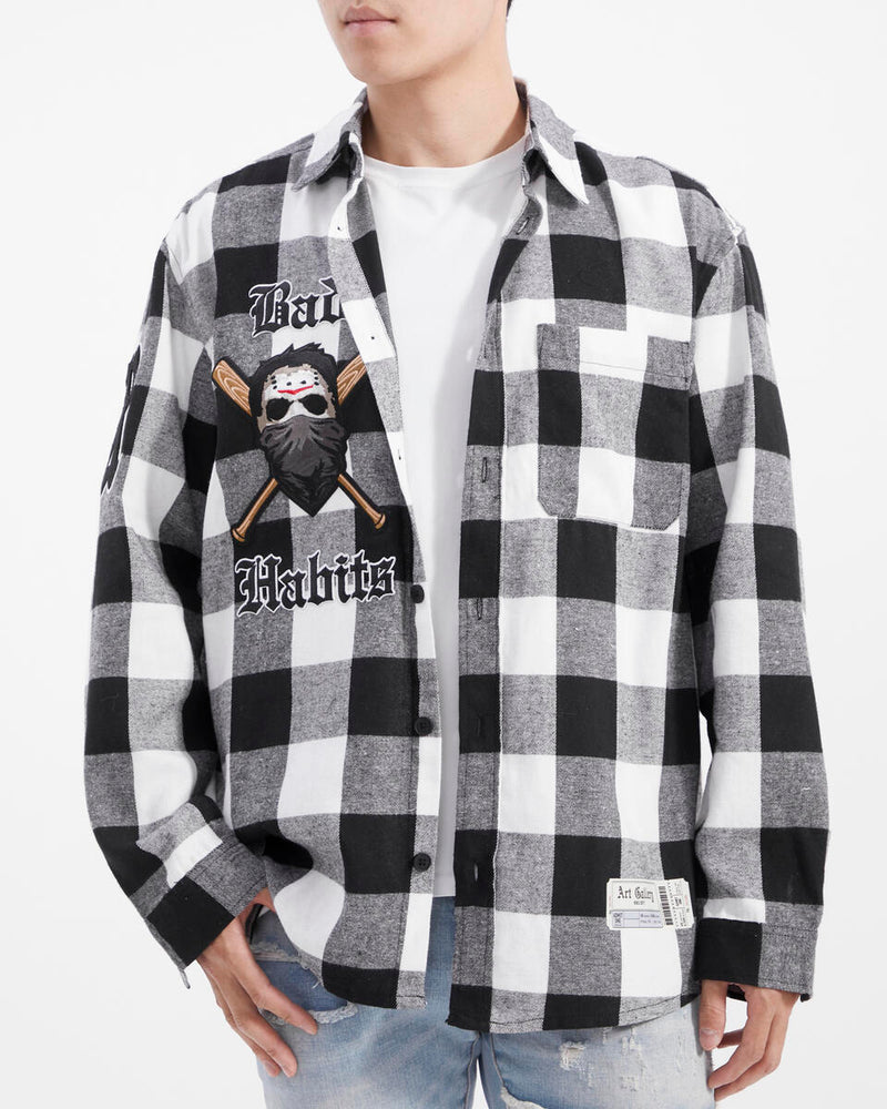 Roku Studio 'Bad Habits' Plaid Shirt - Fresh N Fitted Inc