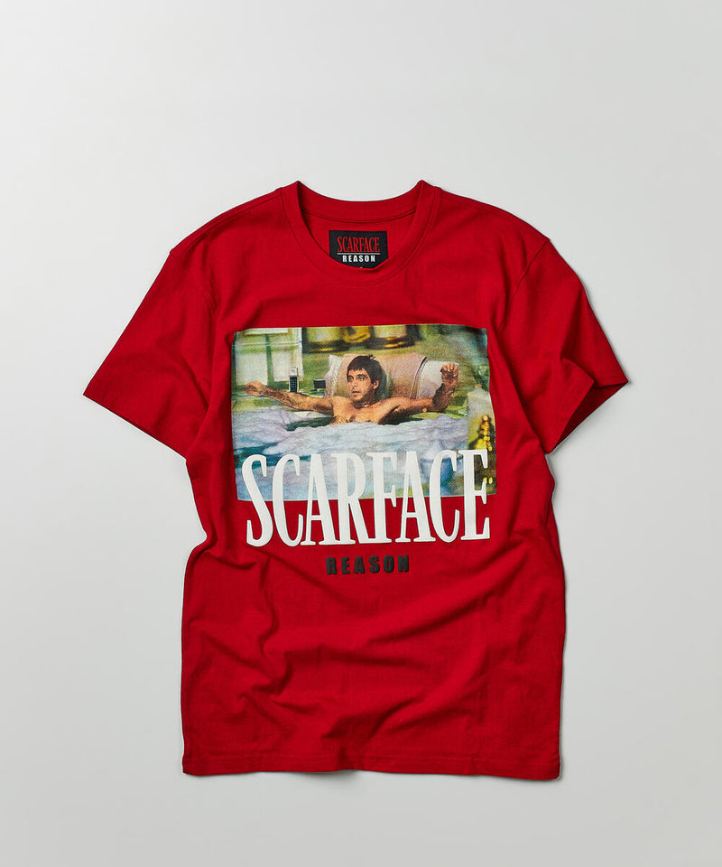 Reason 'Scarface - Tony' T-Shirt (Red) SF12 - FRESH N FITTED