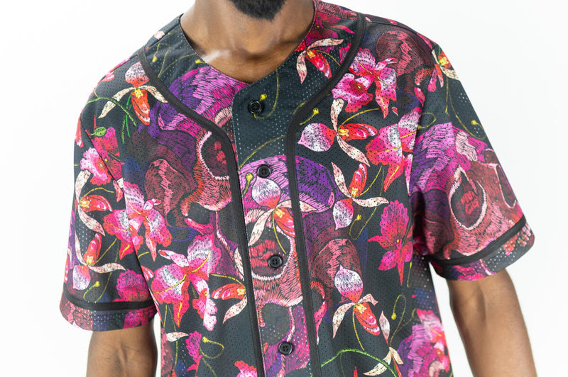 Rebel Minds 'Jacquard' Mesh Jersey (Purple) 141-557 - FRESH N FITTED