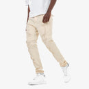 Copper Rivet 'Rip & Repair' Destroyed Wash Pants (Beige) 033048 - Fresh N Fitted Inc