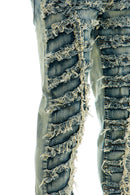 KDNK 'Ribcage' Skinny Denim (Blue) KND4626 - FRESH N FITTED