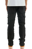 KDNK 'Cargo Skinny'  Denim KND4630 (Jet Black) - FRESH N FITTED
