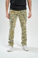 Taker 'Hunter Camo' Stack Denim (Gray) B2107 - FRESH N FITTED