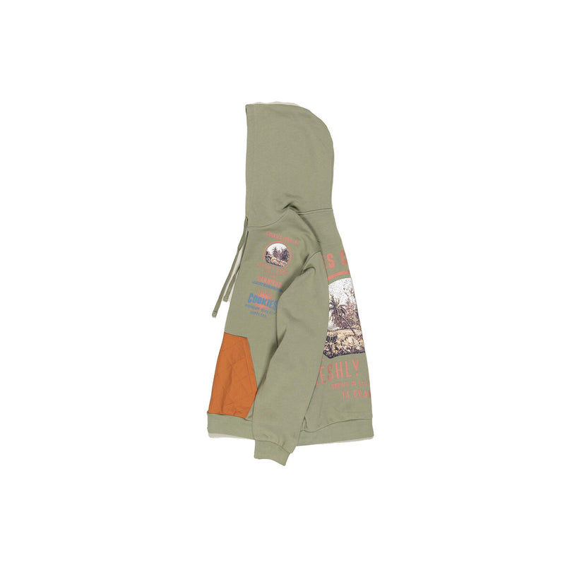 Cookies 'Workwear' Pullover Hoodie (Olive) - FRESH N FITTED