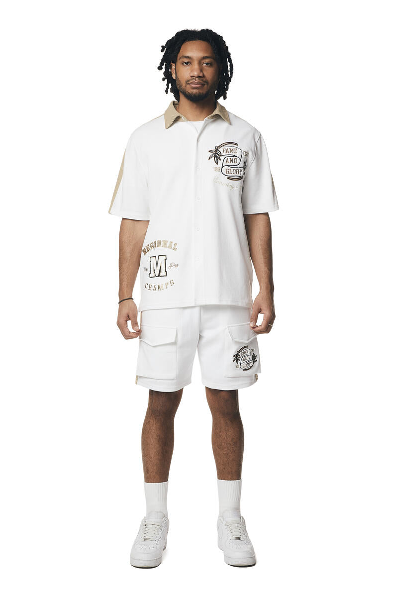 Smoke Rise 'Country Club' Waffle Shirt (Khaki) KT24275 - FRESH N FITTED