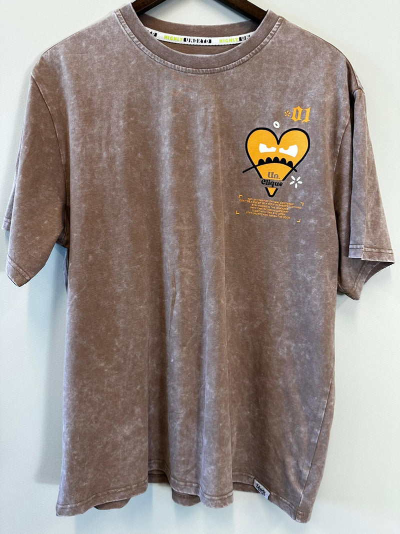 Highly Undrtd 'Over Every 1 ' Tee (Latte) US4112W - FRESH N FITTED