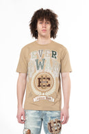 Smoke Rise 'Varsity' Shirt (Dune)  KT24576 - FRESH N FITTED