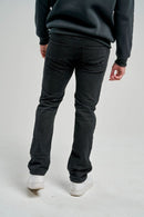Spark Slim Straight Stretch Denim (Black) S4404 - FRESH N FITTED