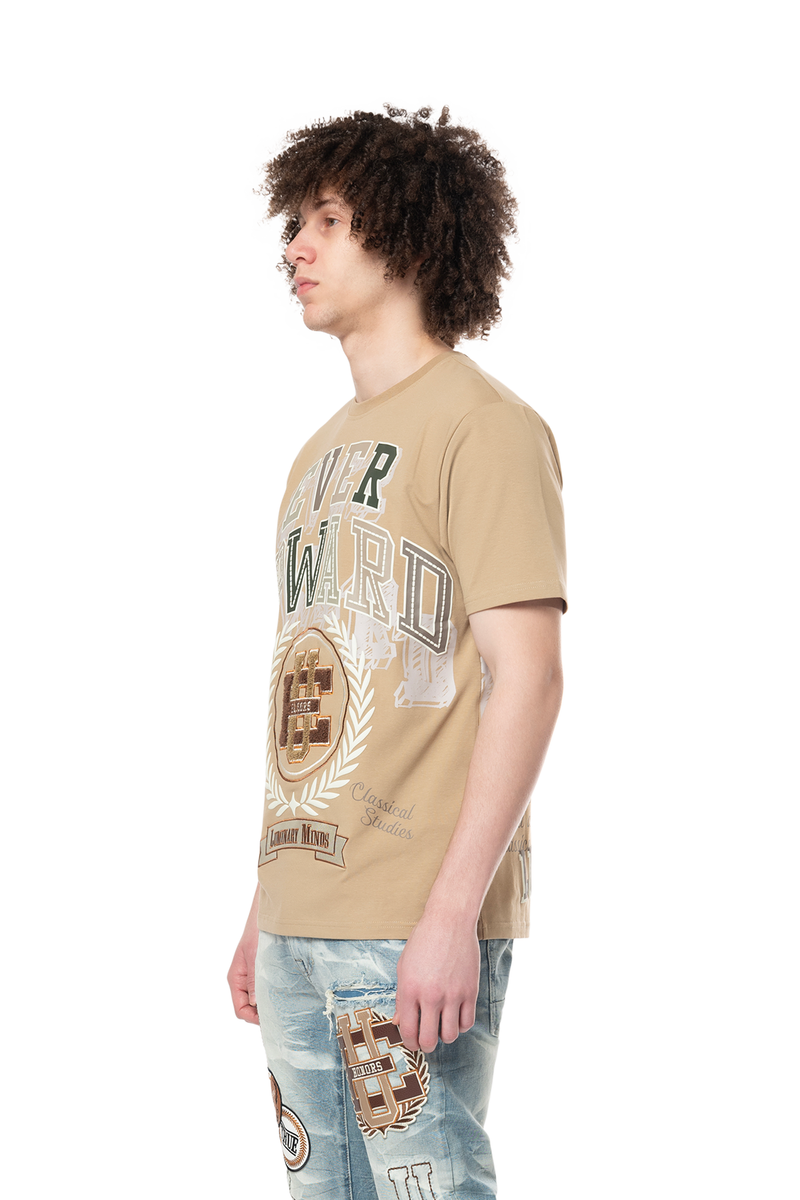 Smoke Rise 'Varsity' Shirt (Dune)  KT24576 - FRESH N FITTED