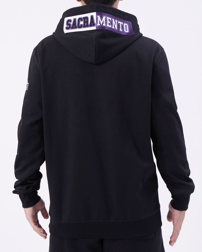 Sacramento Kings 'Split Logo' Hoodie (Black) - FRESH N FITTED