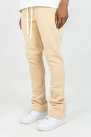 Rebel Minds Sweats Stacked Pants (Khaki) 100-475 - FRESH N FITTED
