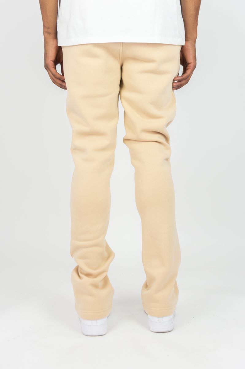 Rebel Minds Sweats Stacked Pants (Khaki) 100-475 - FRESH N FITTED