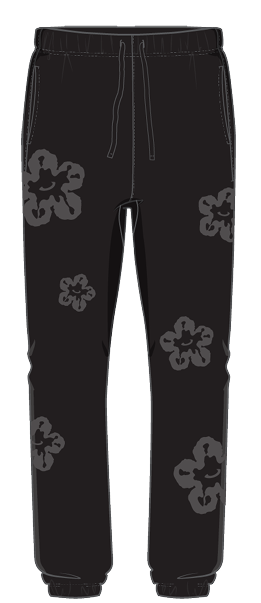 Roku Studio 'Tear Drip' Oversized Sweatpants (Black) - FRESH N FITTED