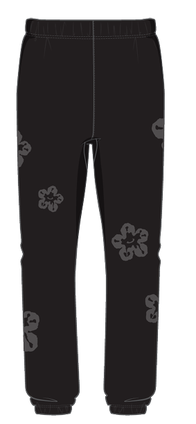 Roku Studio 'Tear Drip' Oversized Sweatpants (Black) - FRESH N FITTED