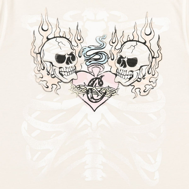 Cookies 'Light The Bones' T-Shirt (Washed Cream) - FRESH N FITTED