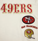 Pro Standard San Francisco 49ers 'Striped Retro Classic' T-Shirt (Eggshell) FS4143593