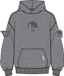 Pro Standard Golden State Warriors Reverse French Terry Fleece Hoodie (Dark Heather Grey) BGW5515877 - FRESH N FITTED