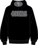 Pro Standard San Francisco 49ers Reverse French Terry Fleece Hoodie (Black) FS45410559 - FRESH N FITTED