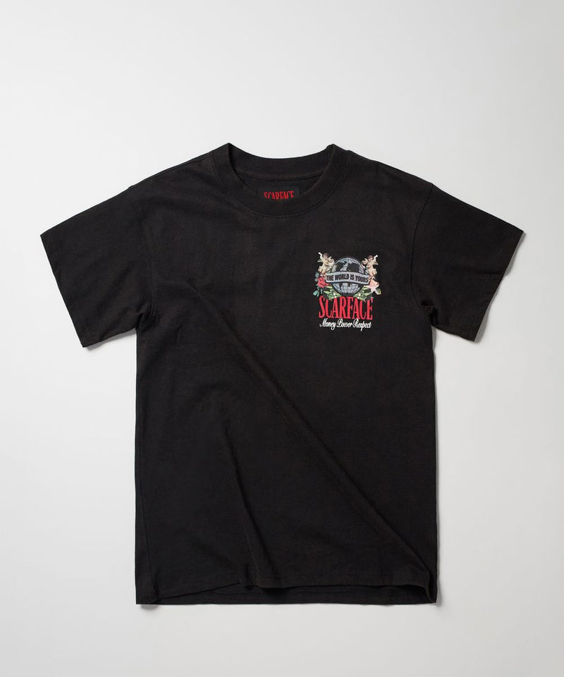 Reason 'Scarface The World Is Yours' Washed Tee (Black) FJ24-23