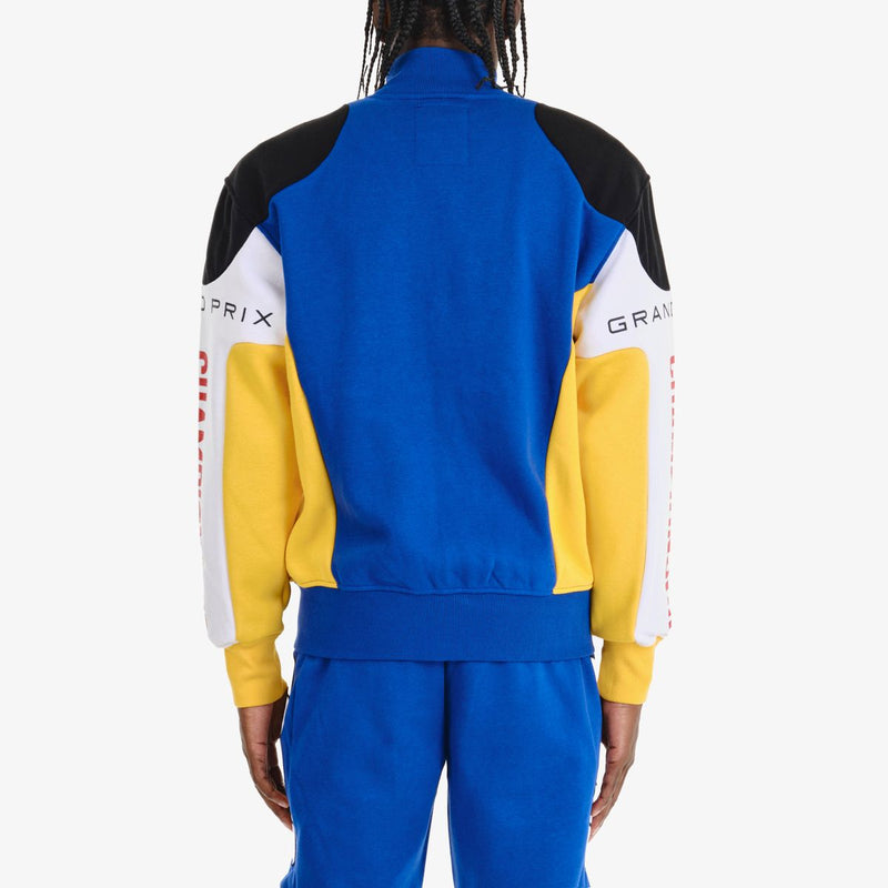 Copper Rivet 'Speed Racing' Fleece Jacket (Royal) 431082 - FRESH N FITTED