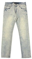 Waimea 'Flex' Plain Skinny Denim (Bleach Wash) M8248D - FRESH N FITTED
