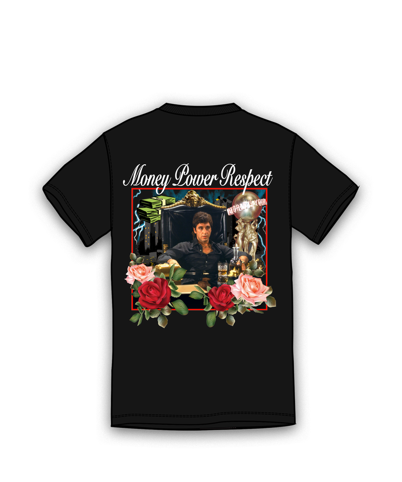Reason 'Scarface Roses' Tee (Black) SP25-003