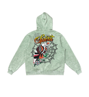 DISSORDER 'Spirit' Zip Up Hoodie (Sage) GN4107-SAG