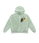 DISSORDER 'Spirit' Zip Up Hoodie (Sage) GN4107-SAG