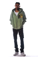 DISSORDER 'Spirit' Zip Up Hoodie (Sage) GN4107-SAG