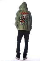 DISSORDER 'Spirit' Zip Up Hoodie (Sage) GN4107-SAG