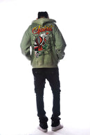 DISSORDER 'Spirit' Zip Up Hoodie (Sage) GN4107-SAG