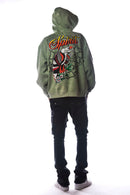 DISSORDER 'Spirit' Zip Up Hoodie (Sage) GN4107-SAG