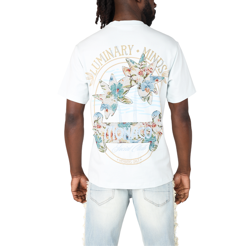 Smoke Rise 'Monaco' Tapestry Shirt (Illusion) KT25169