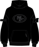 Pro Standard San Francisco 49ers 'Blackout' Drop Shoulder Hoodie (Black) FS45411070