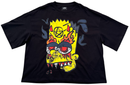 LGNDZ ' Bloody Bart ' Oversized Cropped T-Shirt (Black) LG1407 - FRESH N FITTED