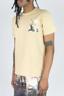 Rebel Minds 'Arts Of War' Graphic T-Shirt (Khaki) 151-113 - FRESH N FITTED