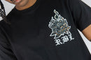 Rebel Minds 'RBL Samurai' Tapestry T-Shirt (Black) 151-136 - FRESH N FITTED